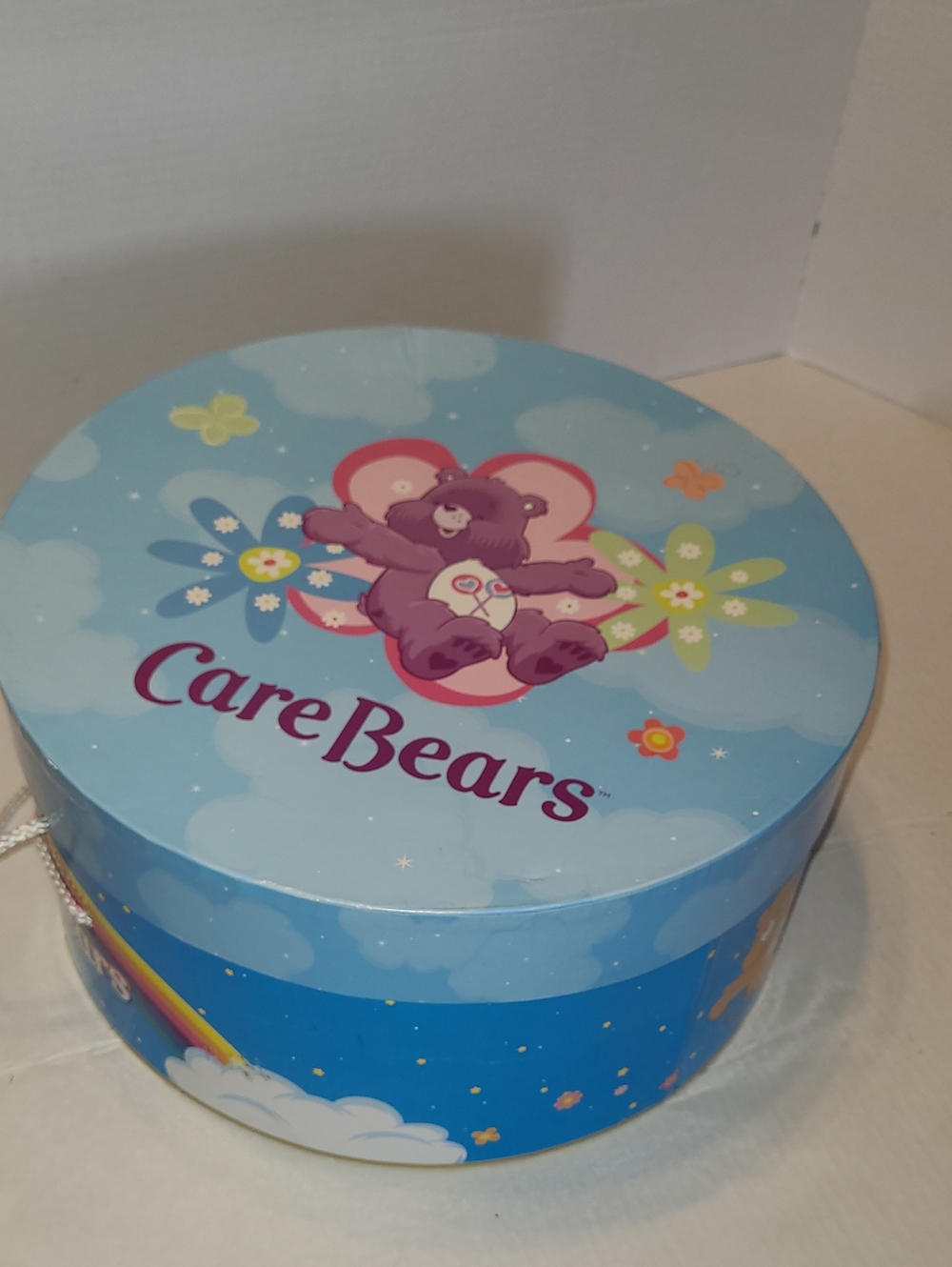 2005 Care Bears Tea Set Brass Key Keepsakes Complete 14 pc Pink White